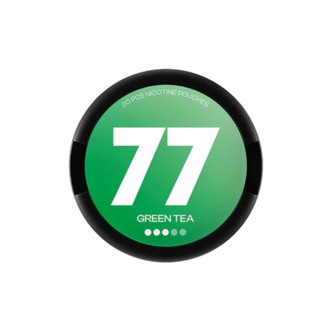 Buy cheapest online 77 Medium Nicotine Pouches Snus - 10.4mg Range Green Tea at lowest price in uk