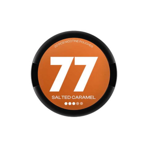 Buy cheapest online 77 Medium Nicotine Pouches Snus - 10.4mg Range Salted Carmel at lowest price in uk