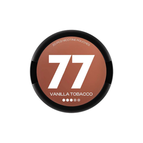 Buy cheapest online 77 Medium Nicotine Pouches Snus - 10.4mg Range Vanilla Tobacco at lowest price in uk