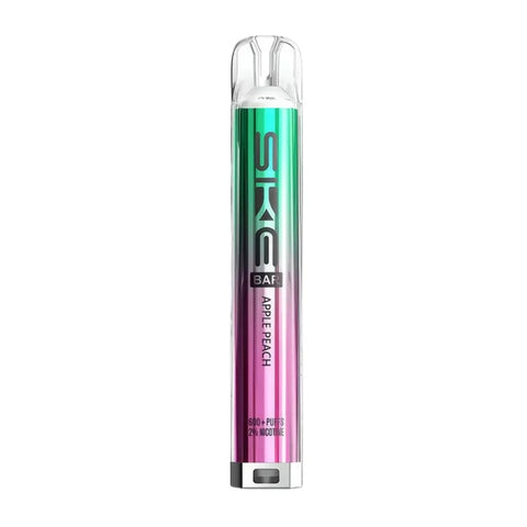 Buy cheapest online Ske Crystal 600 Pod Kit - Pack of 10 (Ban Proof) Apple Peach at lowest price in uk