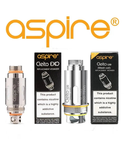 Buy cheapest online Aspire Cleito Coils (Pack of 5) (Any 2 for £25) at lowest price in uk