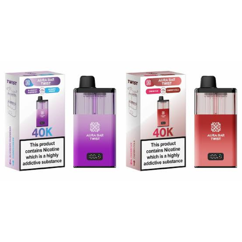 Buy cheapest online Aura Bar Twist 40k Prefilled Pod Vape Kit at lowest price in uk
