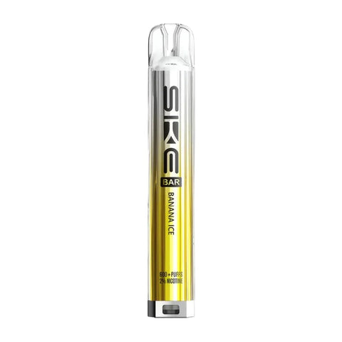 Buy cheapest online Ske Crystal 600 Pod Kit - Pack of 10 (Ban Proof) Banana Ice at lowest price in uk