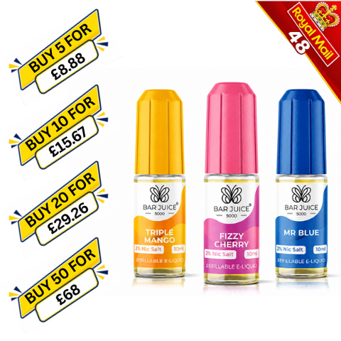 Buy cheapest online Bar Juice 5000 10ml E-liquids at lowest price in uk