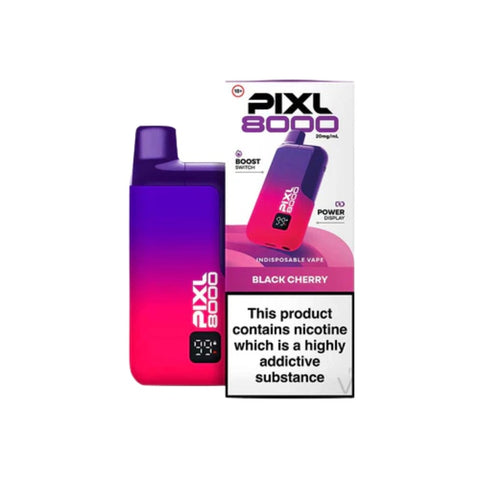 Buy cheapest online PIXL 8000 Prefilled Pod Kit- Compliant June 1st (Ban Proof) Black Cherry at lowest price in uk