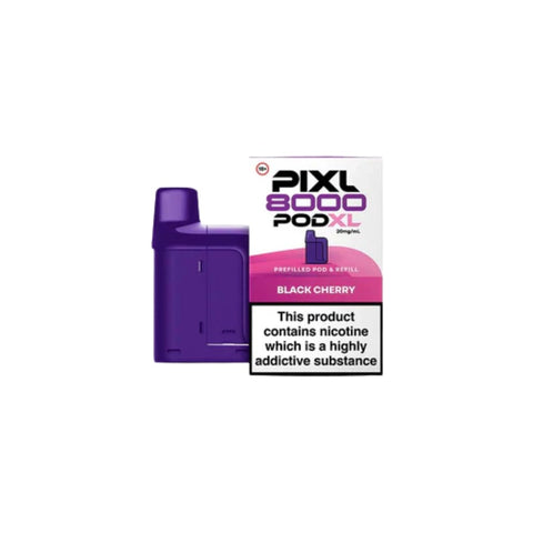 Buy cheapest online PIXL 8000 Prefilled Pods - Compliant June 1st (Ban Proof) Black Cherry at lowest price in uk