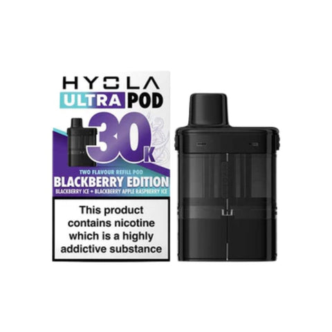 Buy cheapest online Hyola Ultra 30K Prefilled Pods - Compliant Post June 1st (Ban Proof) Blackberry Edition at lowest price in uk