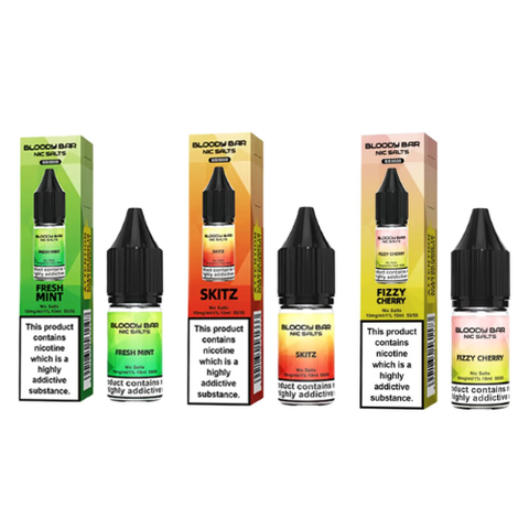 Buy cheapest online Bloody Bar Salt Nic Salt E-Liquid 10ml at lowest price in uk
