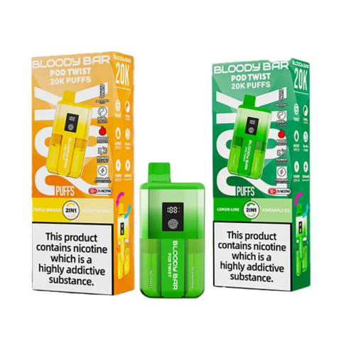 Buy cheapest online Bloody Bar Ultra Twist 20K Vape Kit at lowest price in uk