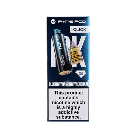 Buy cheapest online Pyne Pod Click 50000 Puffs Prefilled Pods (Ban Proof) Bluberry Raspberry Lemonade at lowest price in uk