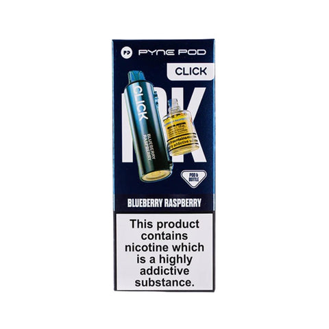 Buy cheapest online Pyne Pod Click 50000 Puffs Prefilled Pods (Ban Proof) Bluberry Raspberry at lowest price in uk