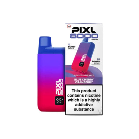 Buy cheapest online PIXL 8000 Prefilled Pod Kit- Compliant June 1st (Ban Proof) Blue Cherry Cranberry at lowest price in uk