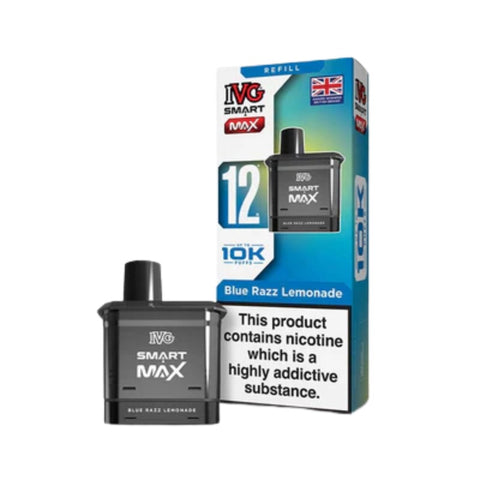 Buy cheapest online IVG Smart Max Prefilled Pods - Compliant June 1st (Ban Proof) Blue Razz Lemonade at lowest price in uk