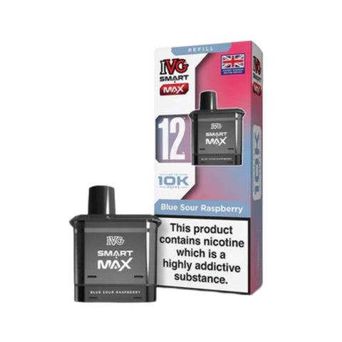 Buy cheapest online IVG Smart Max Prefilled Pods - Compliant June 1st (Ban Proof) Blue Sour Raspberry at lowest price in uk