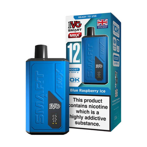 Buy cheapest online IVG Smart Max Pod Kit - Compliant June 1st (Ban Proof) Blue Raspberry Ice at lowest price in uk
