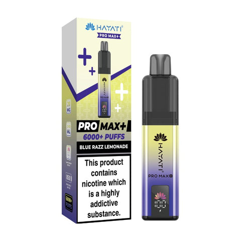 Buy cheapest online Hayati Pro Max+ 6000 Pod Kit - Complaint June 1st (Ban Proof) Blue Razz Lemonade at lowest price in uk