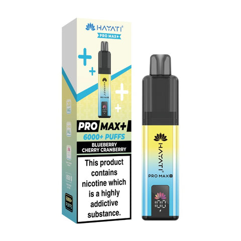 Buy cheapest online Hayati Pro Max+ 6000 Pod Kit - Complaint June 1st (Ban Proof) Blueberry Cherry Cranberry at lowest price in uk