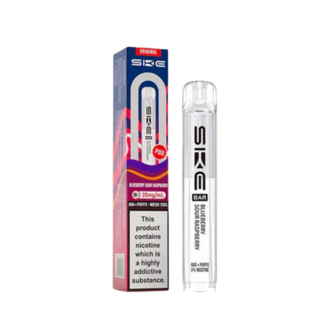 Buy cheapest online Ske Crystal 600 Prefilled Pods (Ban Proof) Blueberry Sour Raspberry at lowest price in uk