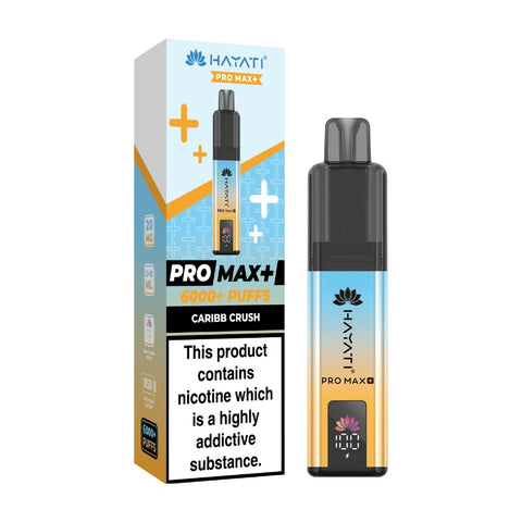 Buy cheapest online Hayati Pro Max+ 6000 Pod Kit - Complaint June 1st (Ban Proof) Caribb Crush at lowest price in uk