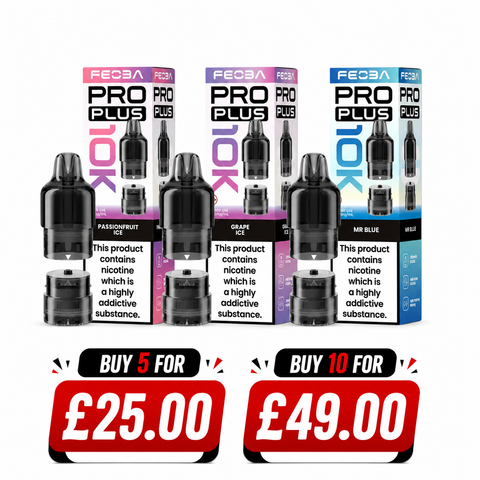 Buy cheapest online Feoba Pro Plus 10k Pods at lowest price in uk