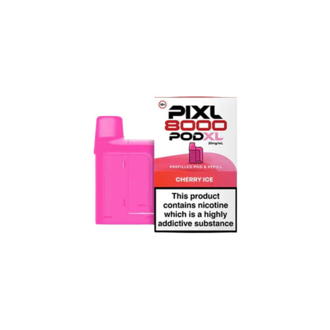 Buy cheapest online PIXL 8000 Prefilled Pods - Compliant June 1st (Ban Proof) Cherry Ice at lowest price in uk