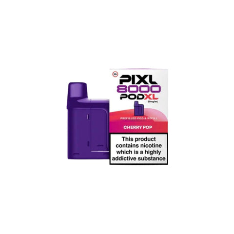 Buy cheapest online PIXL 8000 Prefilled Pods - Compliant June 1st (Ban Proof) Cherry Pop at lowest price in uk