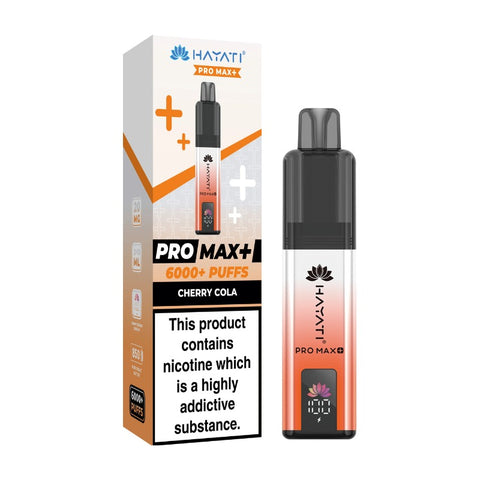 Buy cheapest online Hayati Pro Max+ 6000 Pod Kit - Complaint June 1st (Ban Proof) Cherry Cola at lowest price in uk