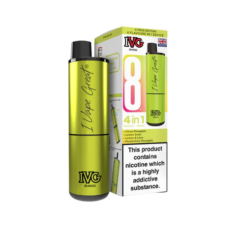 Buy cheapest online IVG 2400 Prefilled Pod Kit - Complaint June 1st (Ban Proof) at lowest price in uk