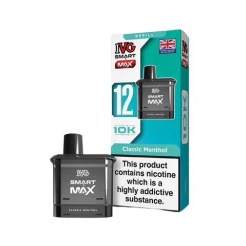 Buy cheapest online IVG Smart Max Prefilled Pods - Compliant June 1st (Ban Proof) Classic Menthol at lowest price in uk