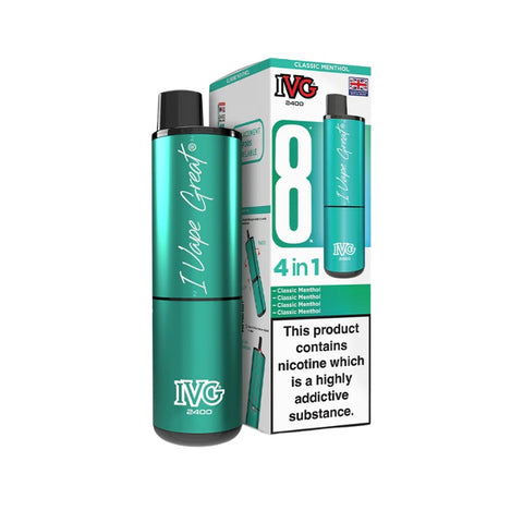 Buy cheapest online IVG 2400 Prefilled Pod Kit - Complaint June 1st (Ban Proof) at lowest price in uk
