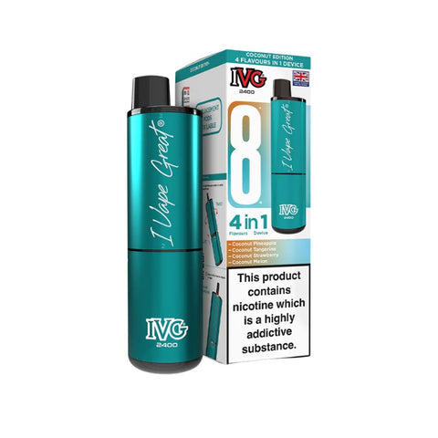 Buy cheapest online IVG 2400 Prefilled Pod Kit - Complaint June 1st (Ban Proof) at lowest price in uk