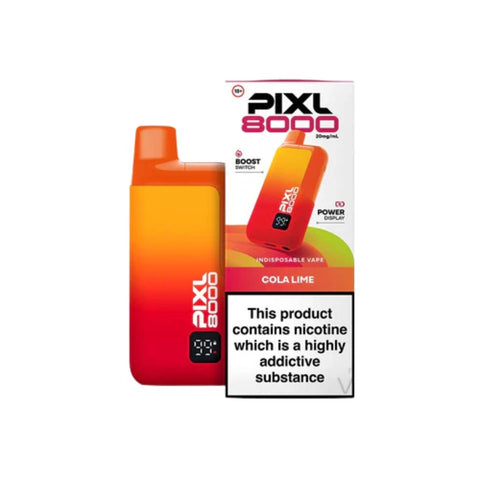 Buy cheapest online PIXL 8000 Prefilled Pod Kit- Compliant June 1st (Ban Proof) Cola Lime at lowest price in uk