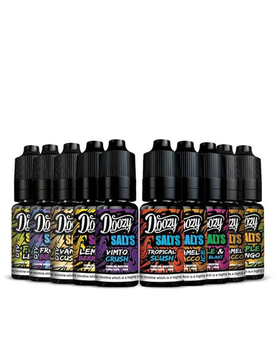 Buy cheapest online Doozy Vape Nic Salts 10ml (Any 10 for £25) at lowest price in uk