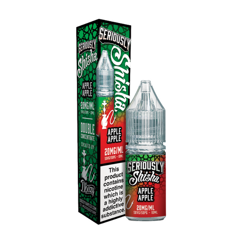 Buy cheapest online Seriously Shisha Nic Salt 5/10/20mg - Pack of 10 Apple Apple at lowest price in uk