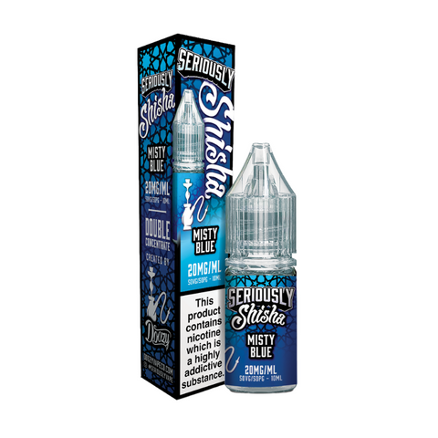 Buy cheapest online Seriously Shisha Nic Salt 5/10/20mg - Pack of 10 Misty Blue at lowest price in uk
