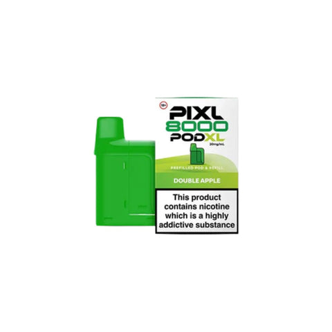 Buy cheapest online PIXL 8000 Prefilled Pods - Compliant June 1st (Ban Proof) Double Apple at lowest price in uk