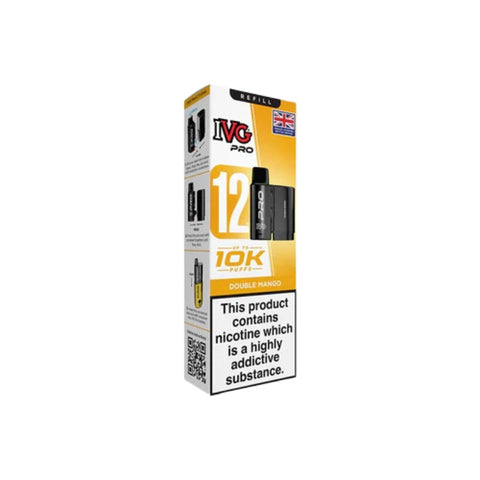 Buy cheapest online IVG Pro 12 Prefilled Pod - Compliant June 1st (Ban Proof) Double Mango at lowest price in uk