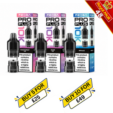 Buy cheapest online Feoba Pro Plus 10k Pods at lowest price in uk