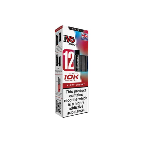Buy cheapest online IVG Pro 12 Prefilled Pod - Compliant June 1st (Ban Proof) Fizzy Cherry at lowest price in uk