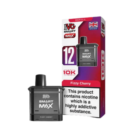 Buy cheapest online IVG Smart Max Prefilled Pods - Compliant June 1st (Ban Proof) Fizzy Cherry at lowest price in uk