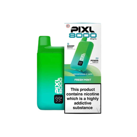 Buy cheapest online PIXL 8000 Prefilled Pod Kit- Compliant June 1st (Ban Proof) Fresh Mint at lowest price in uk