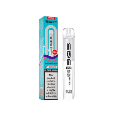 Buy cheapest online Ske Crystal 600 Prefilled Pods (Ban Proof) Fresh Menthol Mojito at lowest price in uk