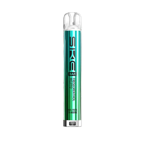 Buy cheapest online Ske Crystal 600 Pod Kit - Pack of 10 (Ban Proof) Fresh Menthol Mojito at lowest price in uk