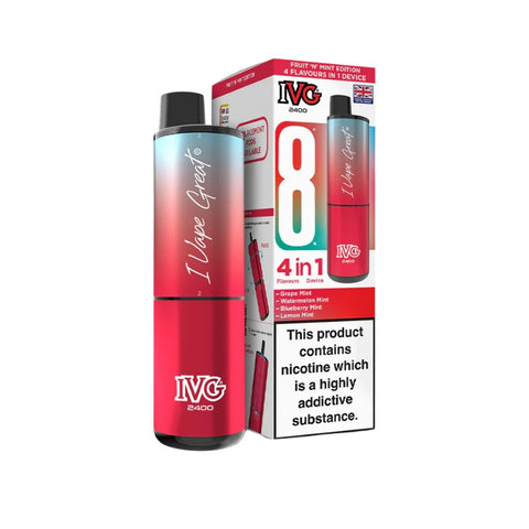 Buy cheapest online IVG 2400 Prefilled Pod Kit - Complaint June 1st (Ban Proof) at lowest price in uk