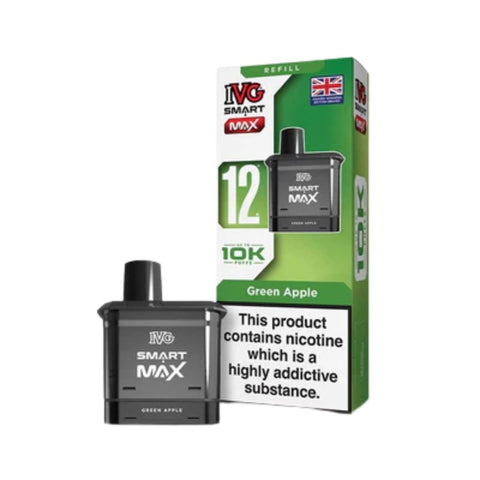 Buy cheapest online IVG Smart Max Prefilled Pods - Compliant June 1st (Ban Proof) Green Apple at lowest price in uk