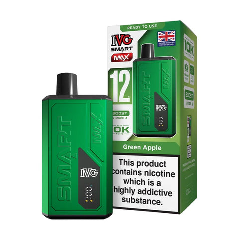 Buy cheapest online IVG Smart Max Pod Kit - Compliant June 1st (Ban Proof) Green Apple at lowest price in uk