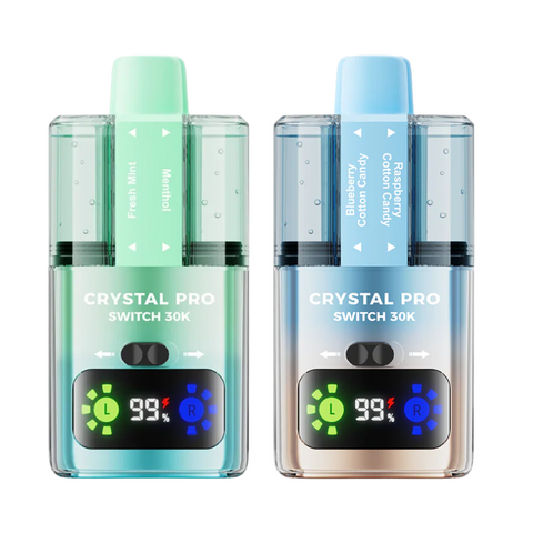 Buy cheapest online Crystal Pro Switch 30K Puffs Prefilled Pod Kit - Complaint June 1st (Ban Proof) at lowest price in uk