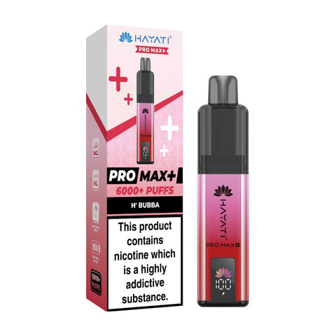 Buy cheapest online Hayati Pro Max+ 6000 Pod Kit - Complaint June 1st (Ban Proof) H' Bubba at lowest price in uk