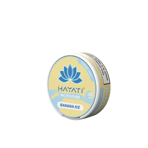 Buy cheapest online Hayati Nic Pouches – 20MG Nicotine Banana Ice at lowest price in uk