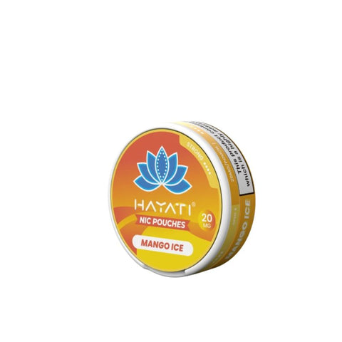 Buy cheapest online Hayati Nic Pouches – 20MG Nicotine Mango Ice at lowest price in uk